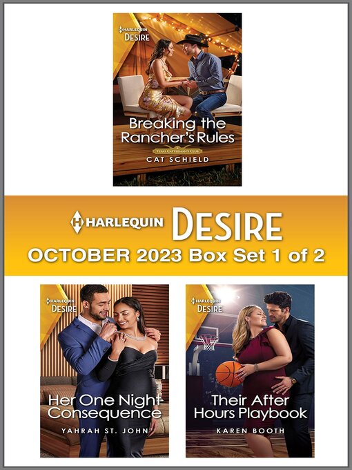 Title details for Harlequin Desire October 2023--Box Set 1 of 2 by Cat Schield - Available